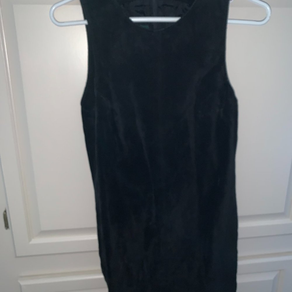 danier size small suede black dress